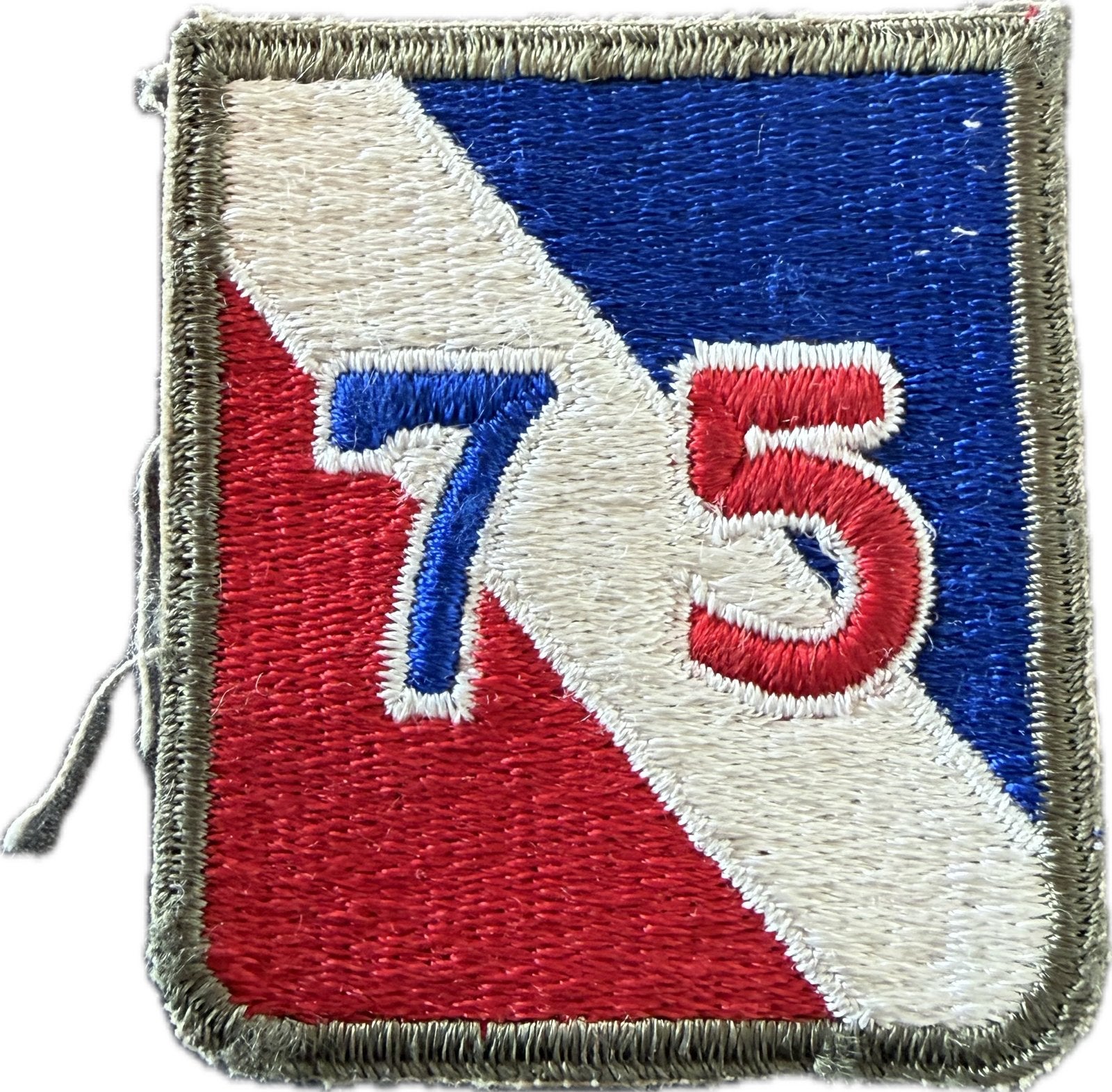 Patch US ww2 75th Infantry Division (2), Verzamelen, Ophalen of Verzenden