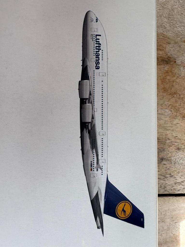 Lufthansa Airbus collector’s item A380-800 schaal 1:250, Ophalen, Zo goed als nieuw