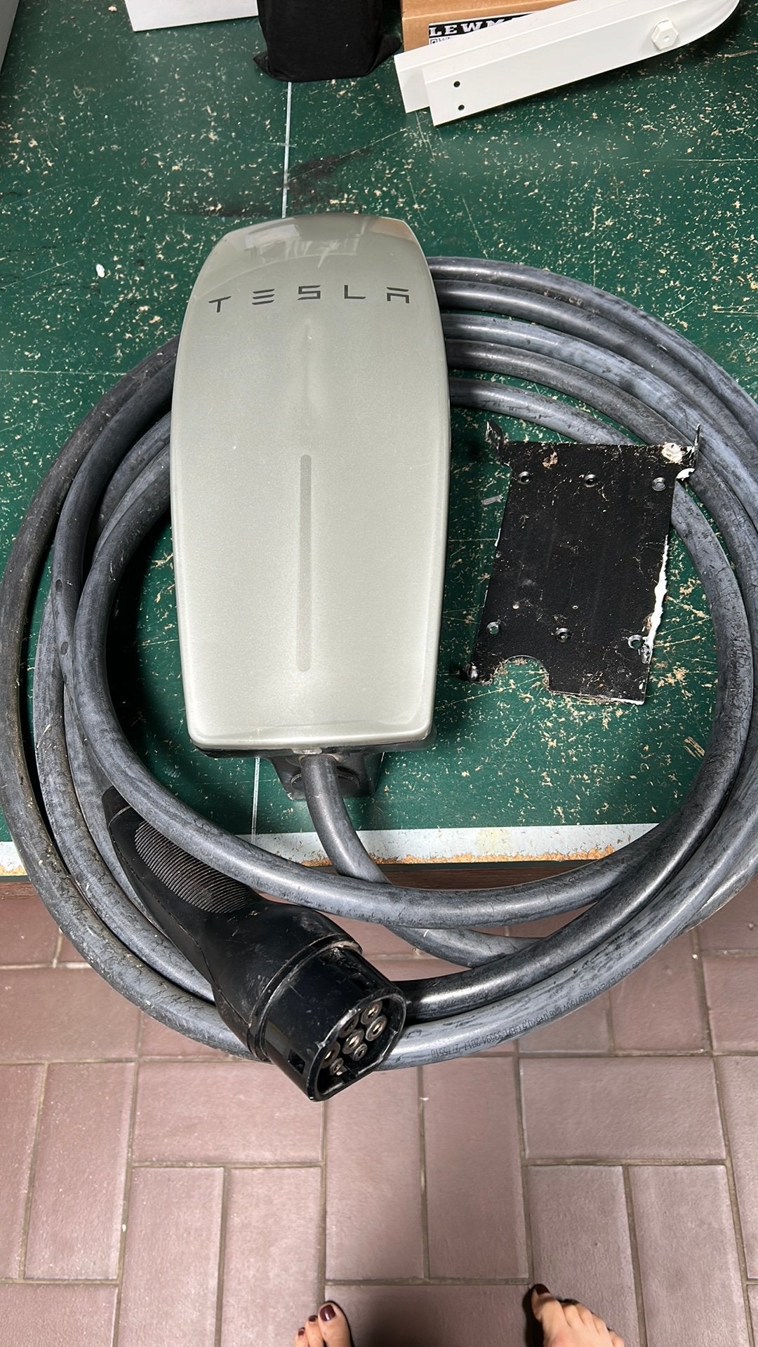 Laadpaal Tesla 7m, Auto diversen, Laadpalen, Ophalen, Gebruikt, Laadpaal en Laadkabel