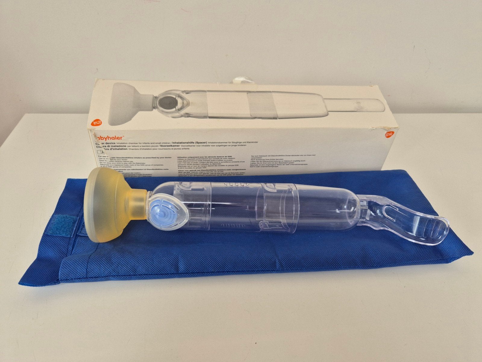 Babyhaler gsk, Kinderen en Baby's, Verzenden, Gebruikt