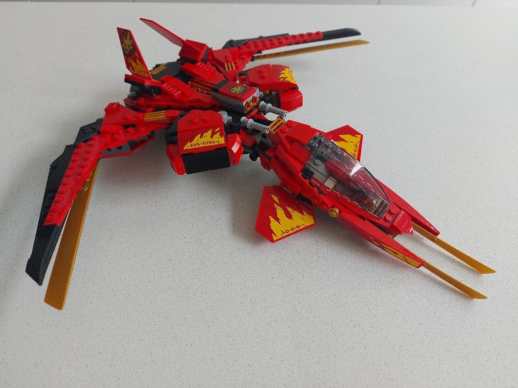 Lego Ninjago Kai fighter 71704, Ophalen, Compleet, Lego, Zo goed als nieuw