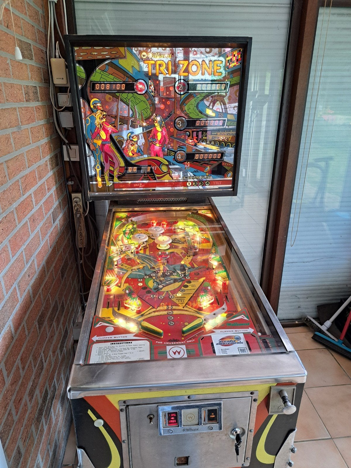 Flipper Williams à trois zones, Collections, Enlèvement, Flipper (jeu), Williams