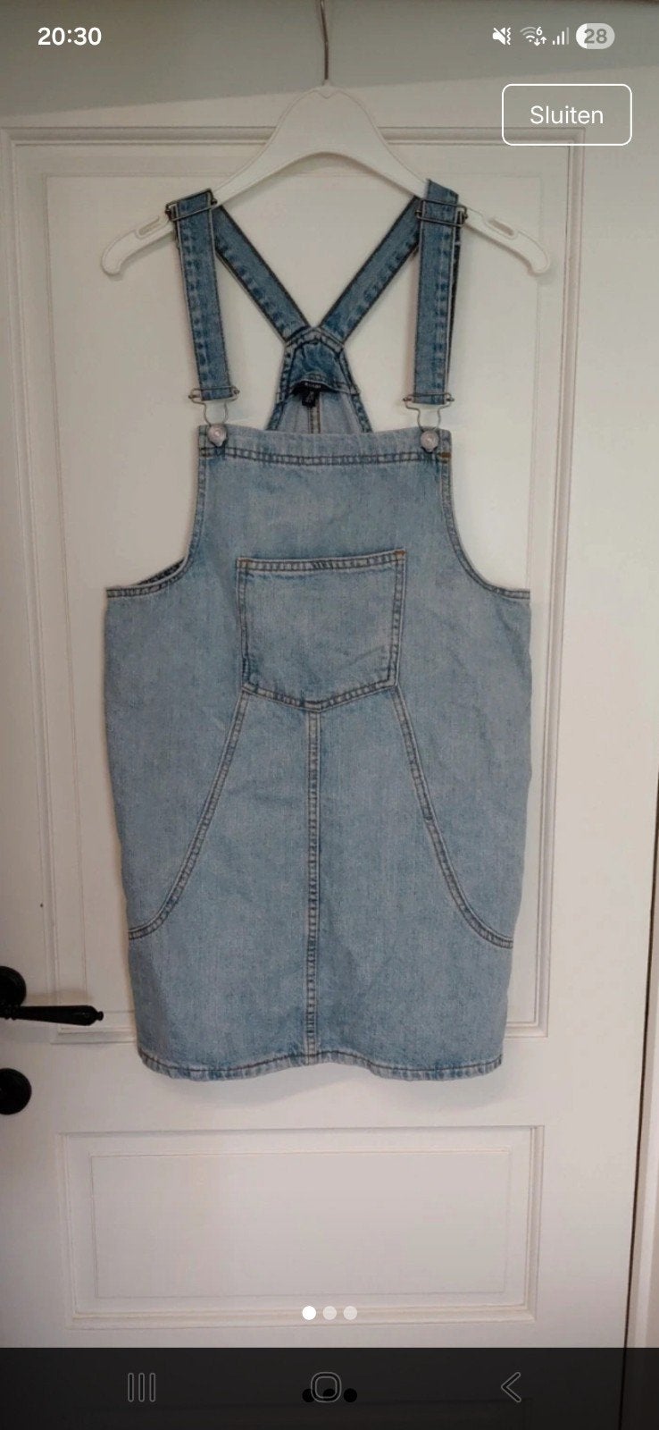 Robe en jean Kiabi taille 38, Taille 38/40 (M), Enlèvement ou Envoi, Au-dessus du genou, Comme neuf