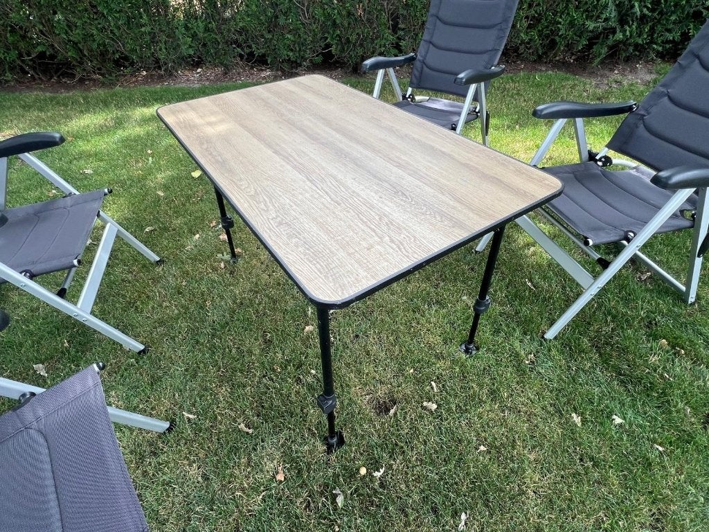 Outdoor tafel en stoelen, Caravans en Kamperen, Ophalen, Gebruikt