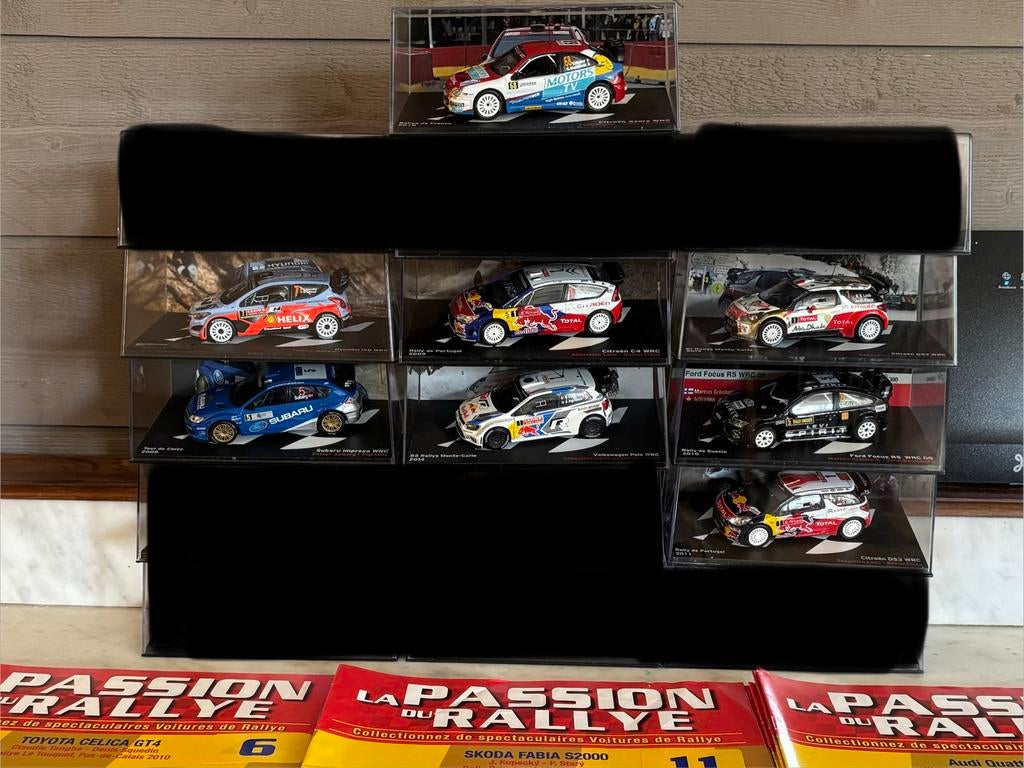 La Passion du Rallye - 8 voitures Altaya, Ophalen of Verzenden, Zo goed als nieuw, Auto