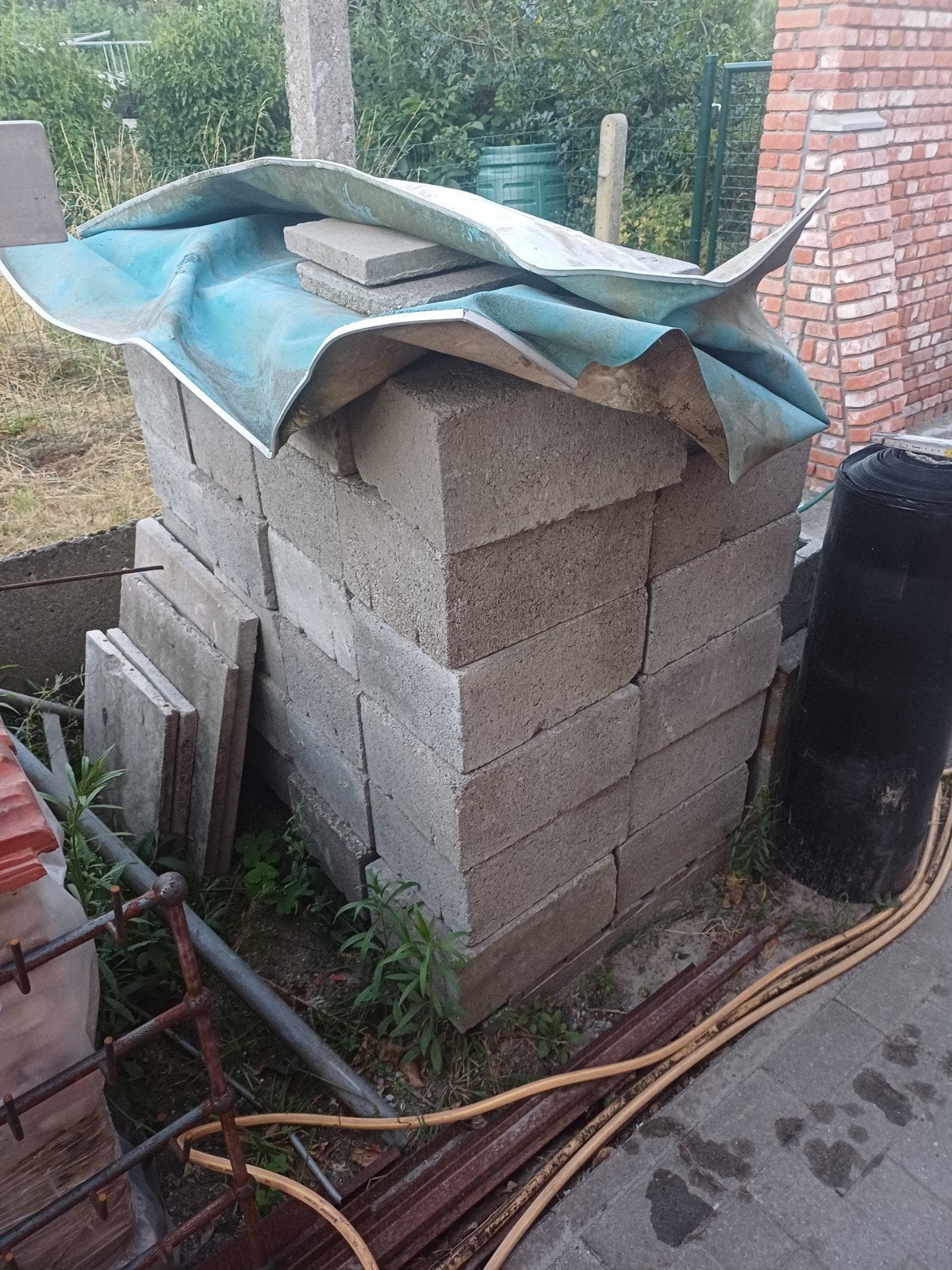 betonblokken 40x30x20cm, Ophalen