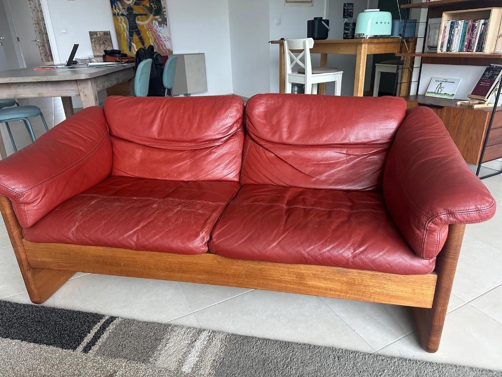 Divan vintage, Maison & Meubles, 75 à 100 cm, Enlèvement, Utilisé, Deux personnes