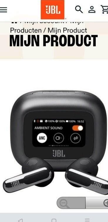 JBL Flex 3 Active noise canceling – Werkt als nieuw – Koopje, Comme neuf, Bluetooth, Intra-auriculaires (In-Ear), Noir