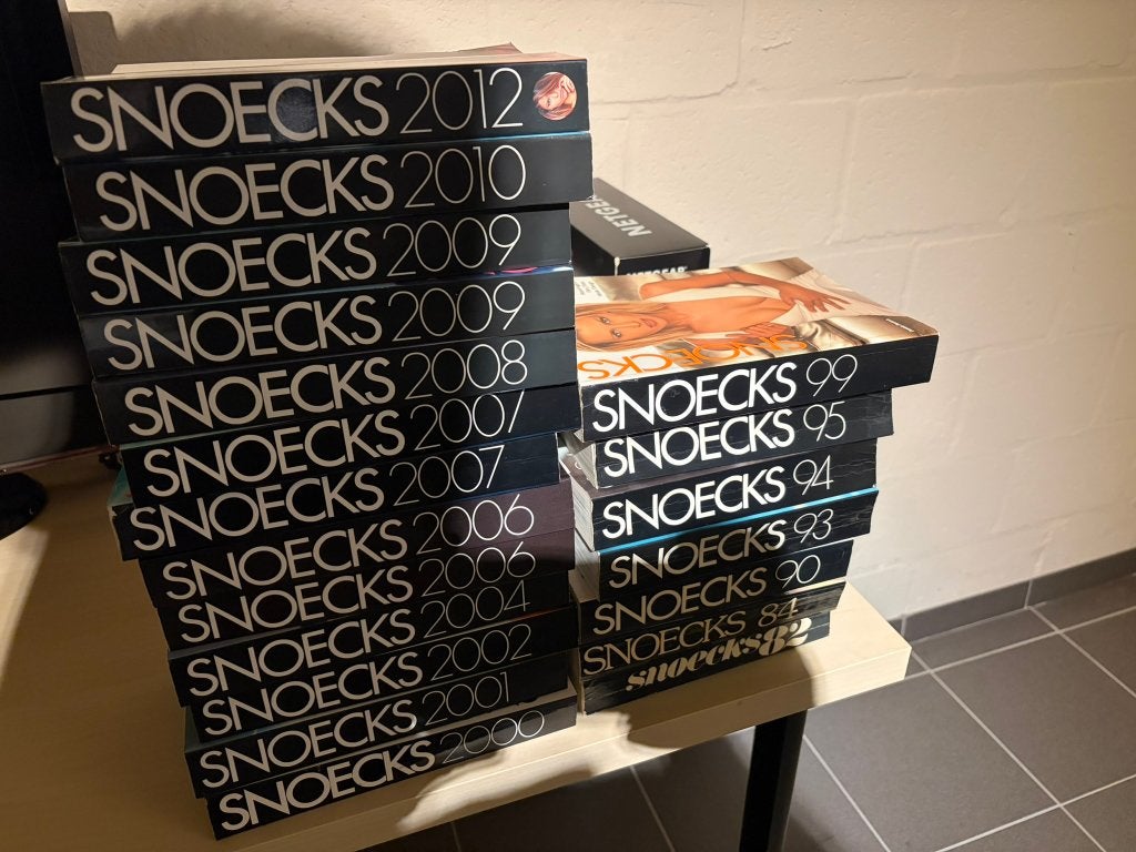 Snoecks verschillende jaargangen, Enlèvement, Utilisé, Snoecks