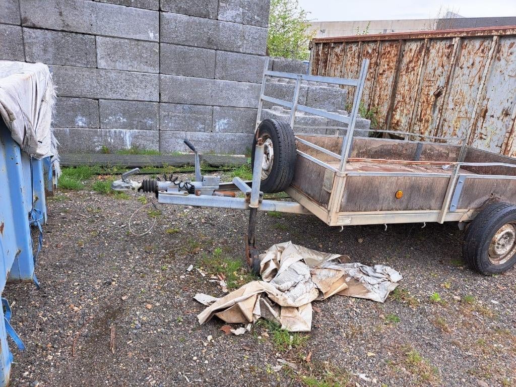 aanhangwagen 1T, Auto diversen, Aanhangers en Bagagewagens, Ophalen, Gebruikt