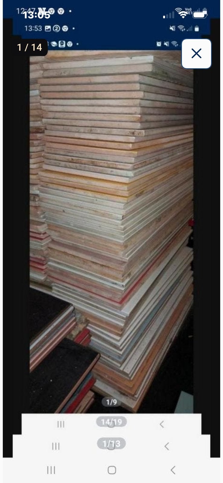 Lot de carreaux muraux 140 rectangulaires et 60 carrés, Enlèvement, Comme neuf, Carrelage mural