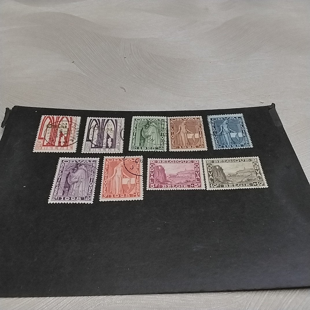BELGIE  258/266 gestempeld met cote 100,00 €, Ophalen of Verzenden, Gestempeld