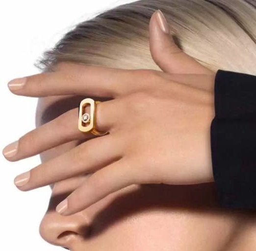 Bague So move Uno taille 59 MESSIKA or jaune, Or, Comme neuf, Or, Enlèvement