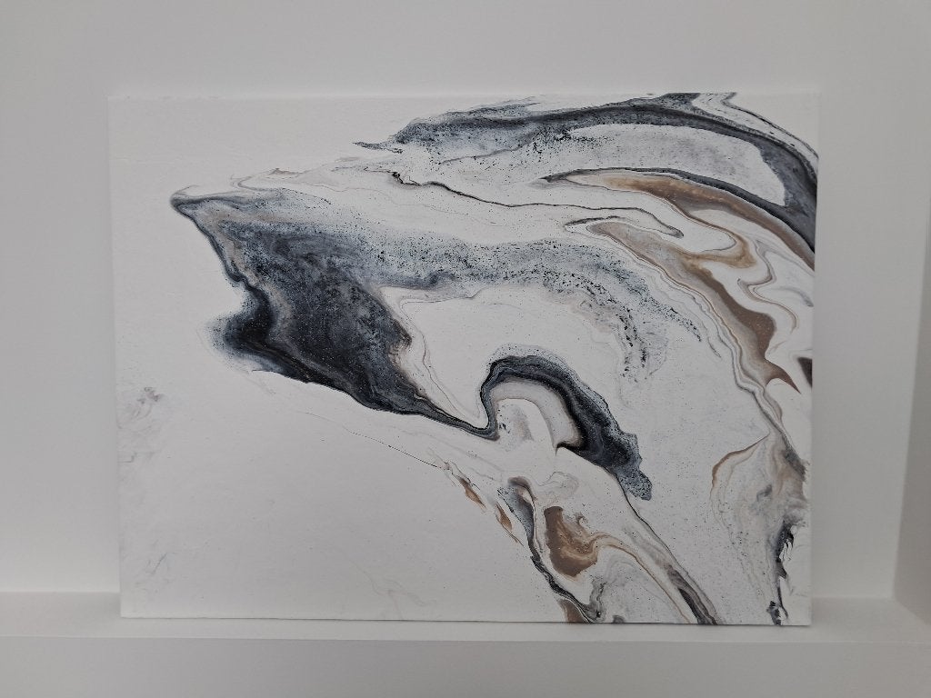 Abstract Modern Acryl canvas 60*80cm, Ophalen, Gesigneerd, Acrylverf, Abstract