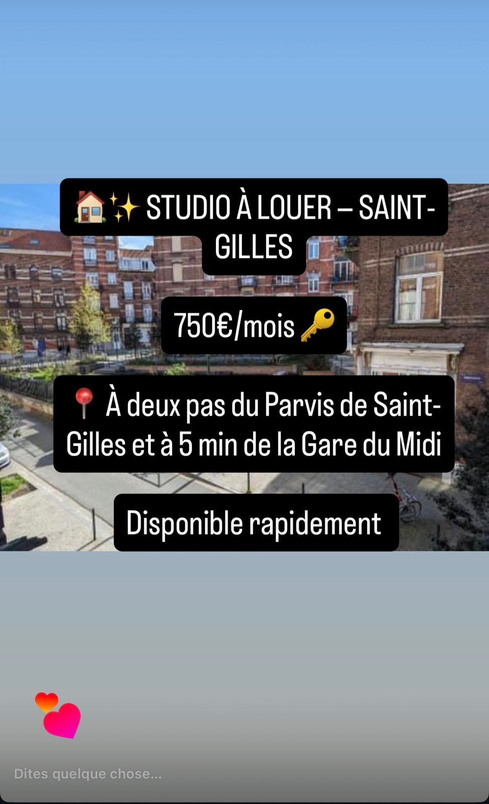Studio a louer disponible imediatement, Immo, 20 à 35 m², Bruxelles