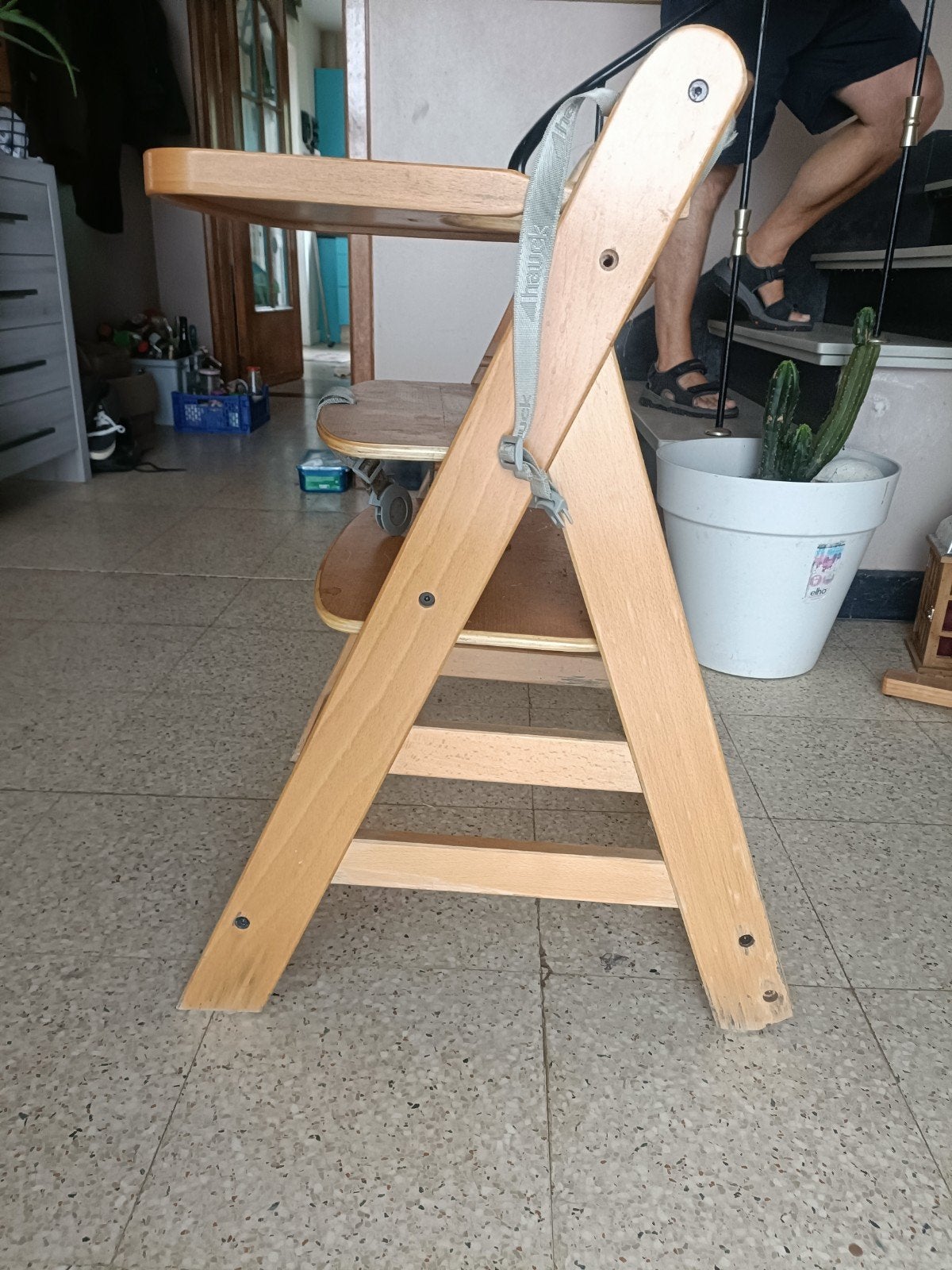 Meegroeistoel peuter/kleuter., Ophalen