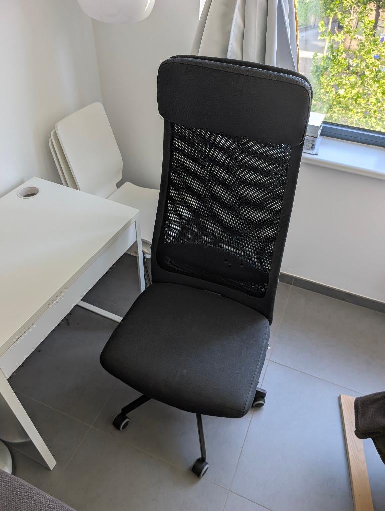 Bureau Stoel - Desk Chair, Huis en Inrichting, Bureaustoelen, Ophalen, Gebruikt, Zwart, Bureaustoel