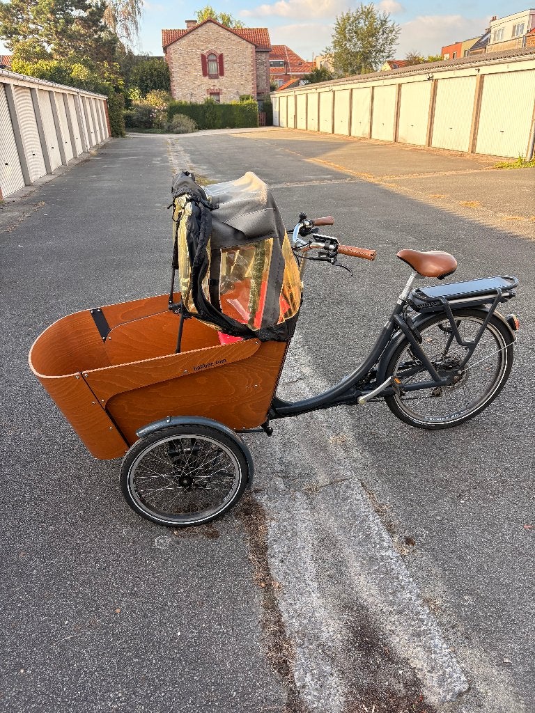 Babboe Curve - elektrische bakfiets, Fietsen en Brommers, Elektrisch, Zo goed als nieuw, 2 kinderen, Ophalen