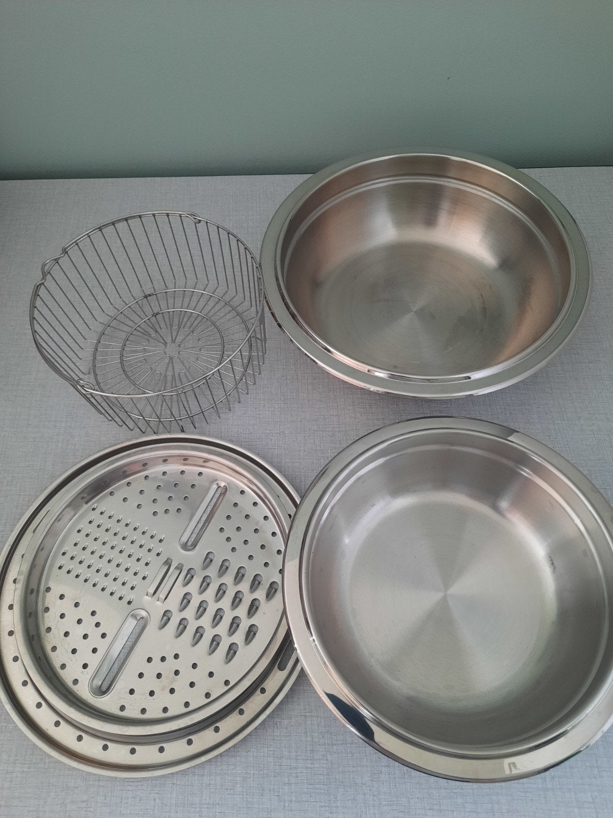 Nieuwe inox kommen, Ophalen, Aluminium