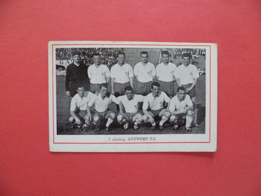 Voetbal chromos images kaarten Football Antwerp F.C. 1962, Ophalen of Verzenden, Gebruikt