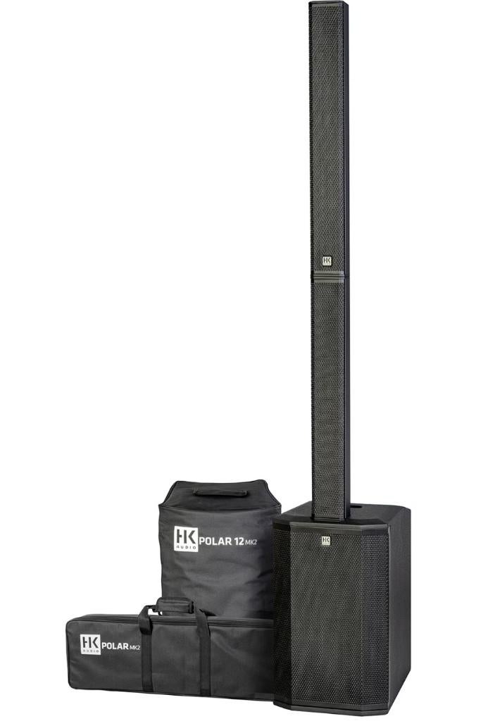HK audio Polar 12mk2 set van 2 zuilen in nieuwstaat, Enlèvement, Comme neuf, 1000 watts ou plus, Sono