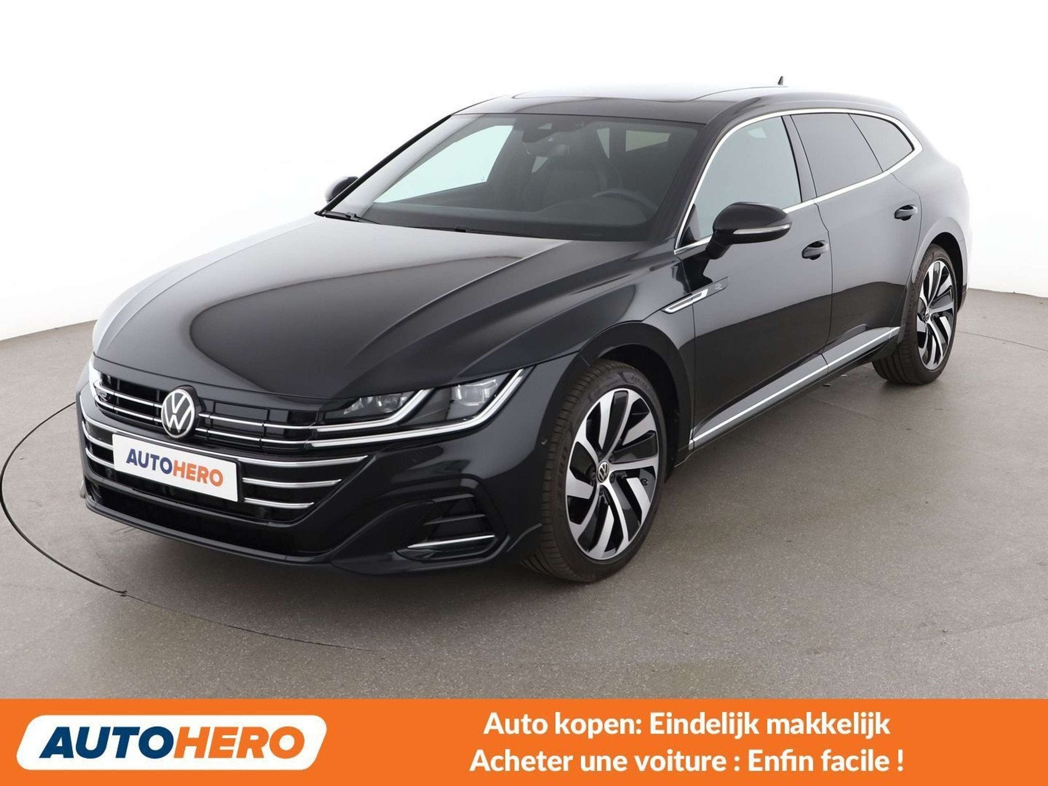 Volkswagen Arteon 1.4 eHybrid R-Line (automatique), Autos, Euro 6, Noir, 5 portes, Automatique