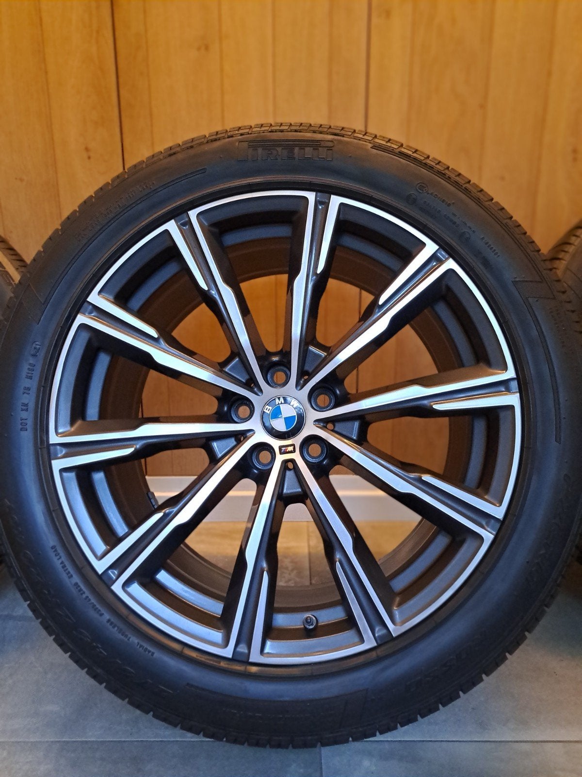 Jantes d'origine BMW X5/X6 740M 20" + pneus Pirelli P Zero, Enlèvement, 20 pouces, Pneu(s)