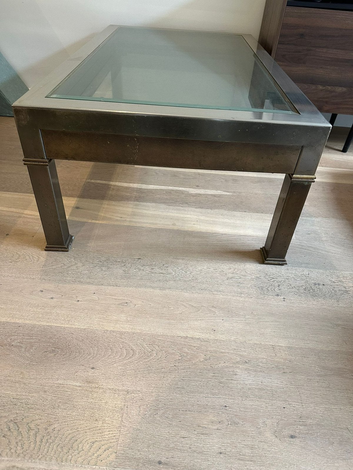 Glazen salontafel, Ophalen, Zo goed als nieuw, Glas