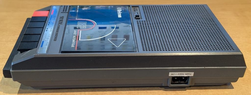 Delcom C-681A Vintage audiotapespeler uit de jaren 80, Audio, Tv en Foto, Cassettedecks, Enkel, Overige merken, Tape counter, Ophalen of Verzenden