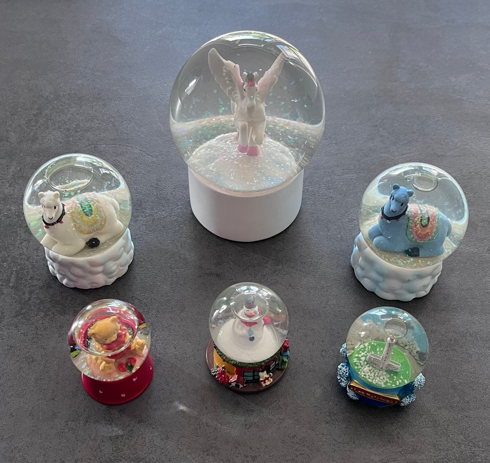 Lot 6 boules à neige, Collections, Enlèvement, Comme neuf