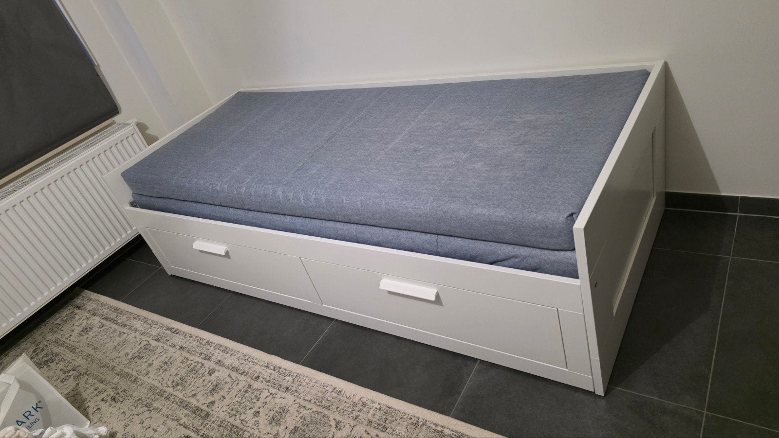Brimnes Bedbank Ikea, Ophalen