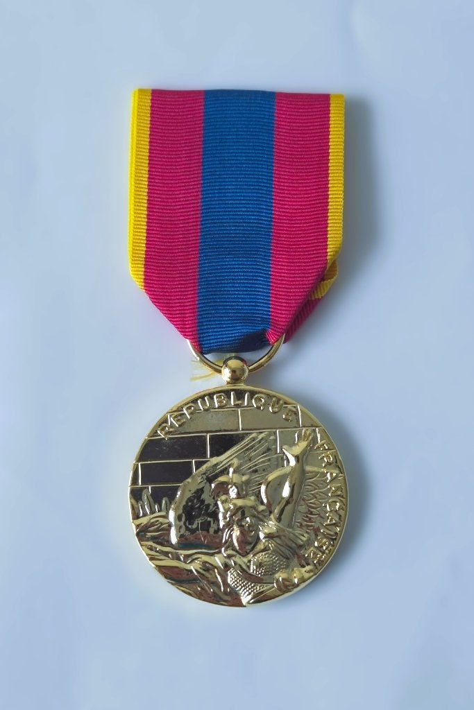 Franse Médaille de la Défense Nationale., Verzamelen, Ophalen of Verzenden