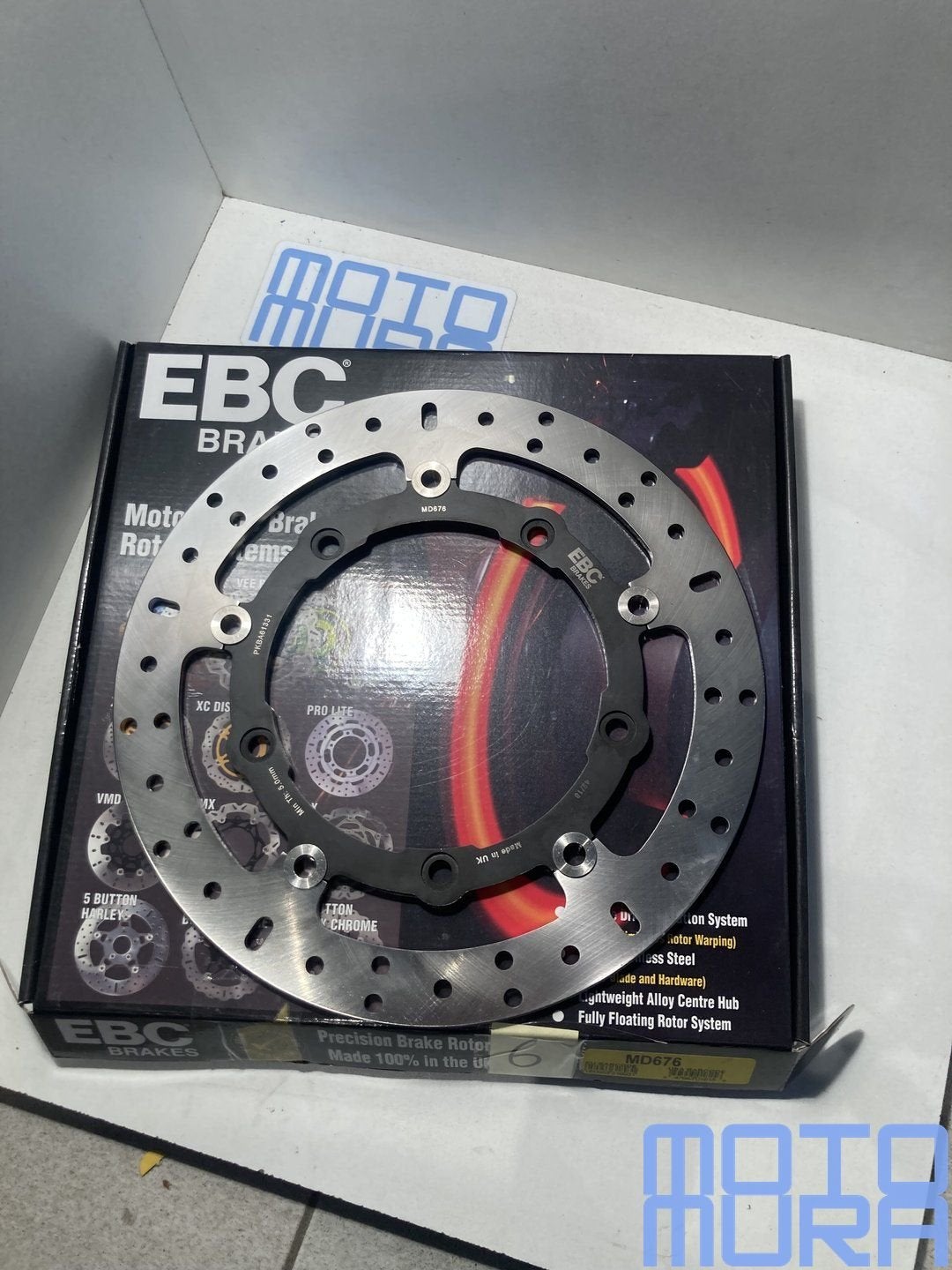 EBC MD676 remschijf Triumph Tiger 955 2004 - 2006 voor schij, Motoren, -, -, Nieuw, Ophalen of Verzenden