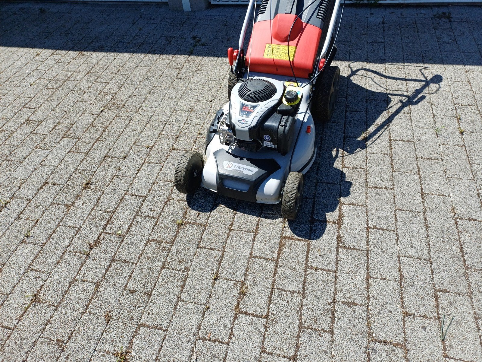 Zelftrekkende grasmaaier, Tuin en Terras, Ophalen, Cirkelmaaier, Gebruikt, Sterwin