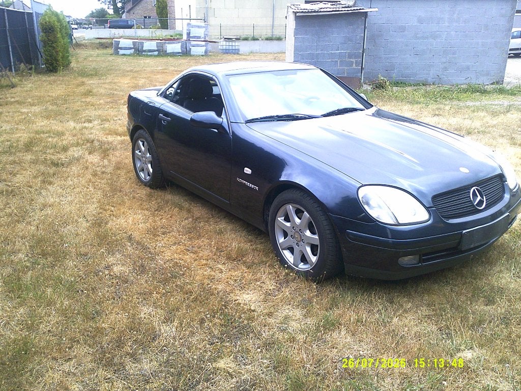 mercedes slk, Auto's, Mercedes-Benz, Zwart, 4 cilinders, Cabriolet, Blauw
