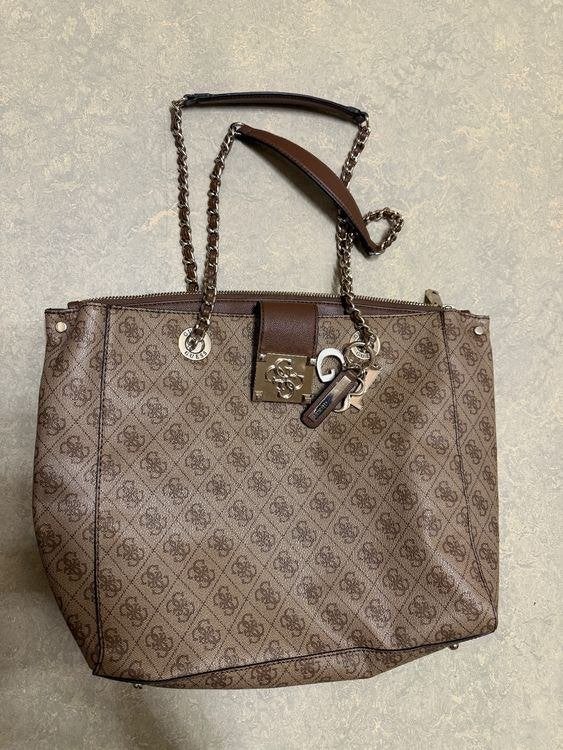 Mooie Guess-tas, perfect voor de zomer, zo goed als nieuw, Kleding | Dames, Overige typen, Guess, Bruin, Nieuw