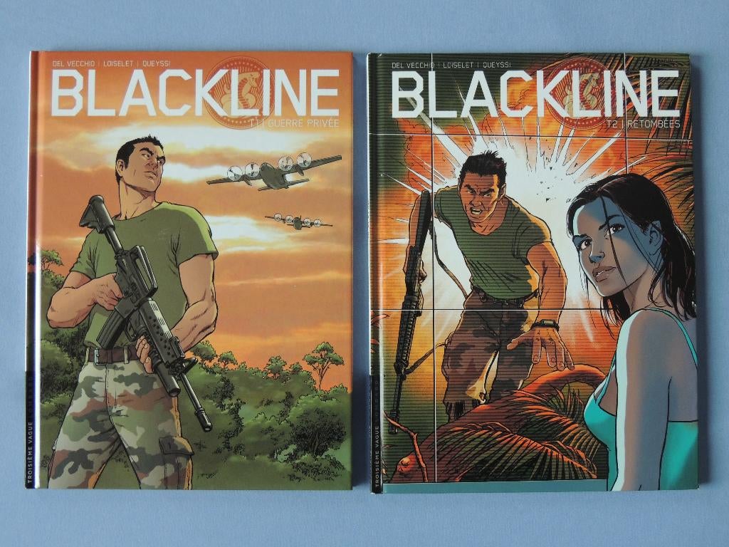 Blackline FR Complete reeks 2 delen EO hardcovers, Boeken, Stripverhalen, Zo goed als nieuw, Complete serie of reeks, Ophalen of Verzenden