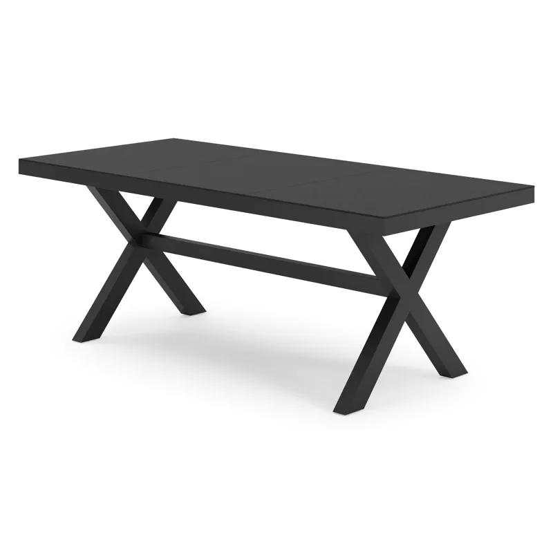 Bahia Vinci Basics tuintafel zwart alu en sintered stone, Tuin en Terras, Tuintafels, Ophalen, Nieuw, Rechthoekig, Aluminium
