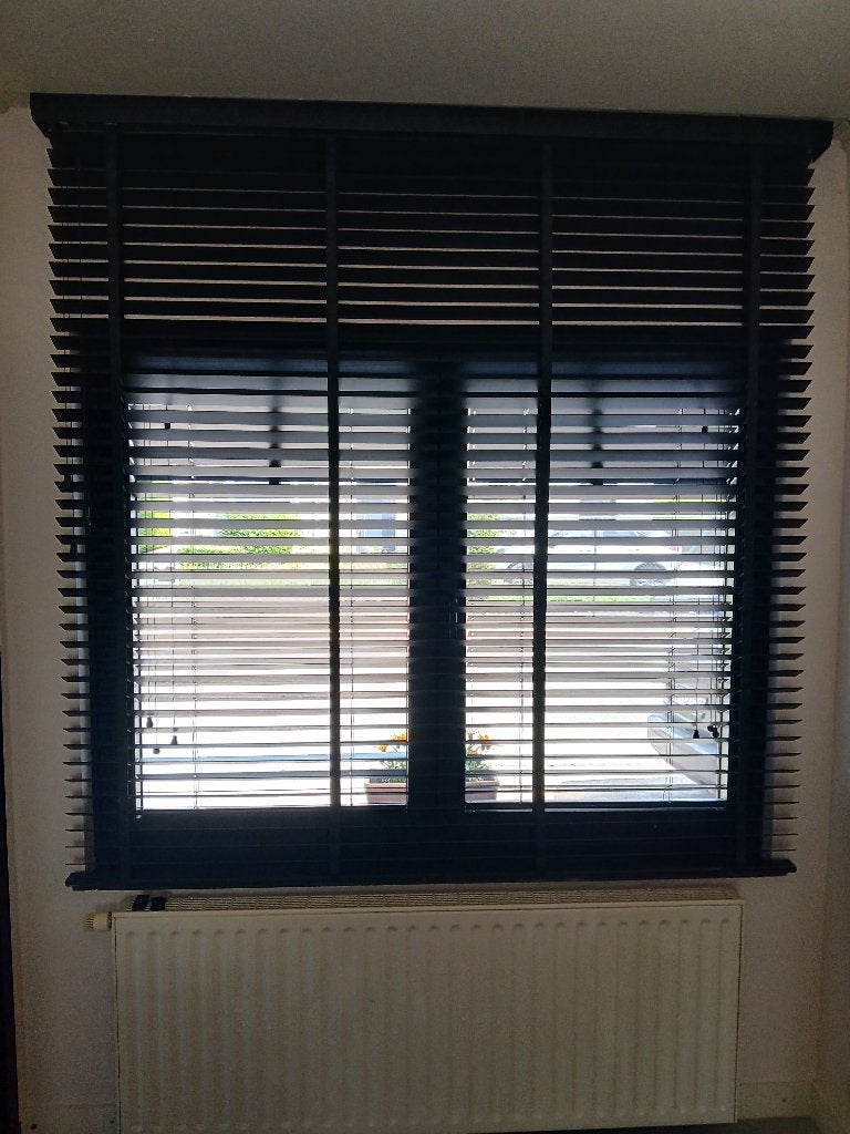 Houten lamellen van Veneta, Huis en Inrichting, Ophalen, Zwart, Lamellen, Ladderband