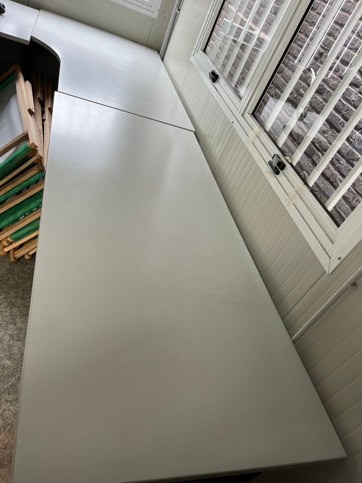 Grote Bureau in hoekvorm, Ophalen, Gebruikt, Hoekbureau