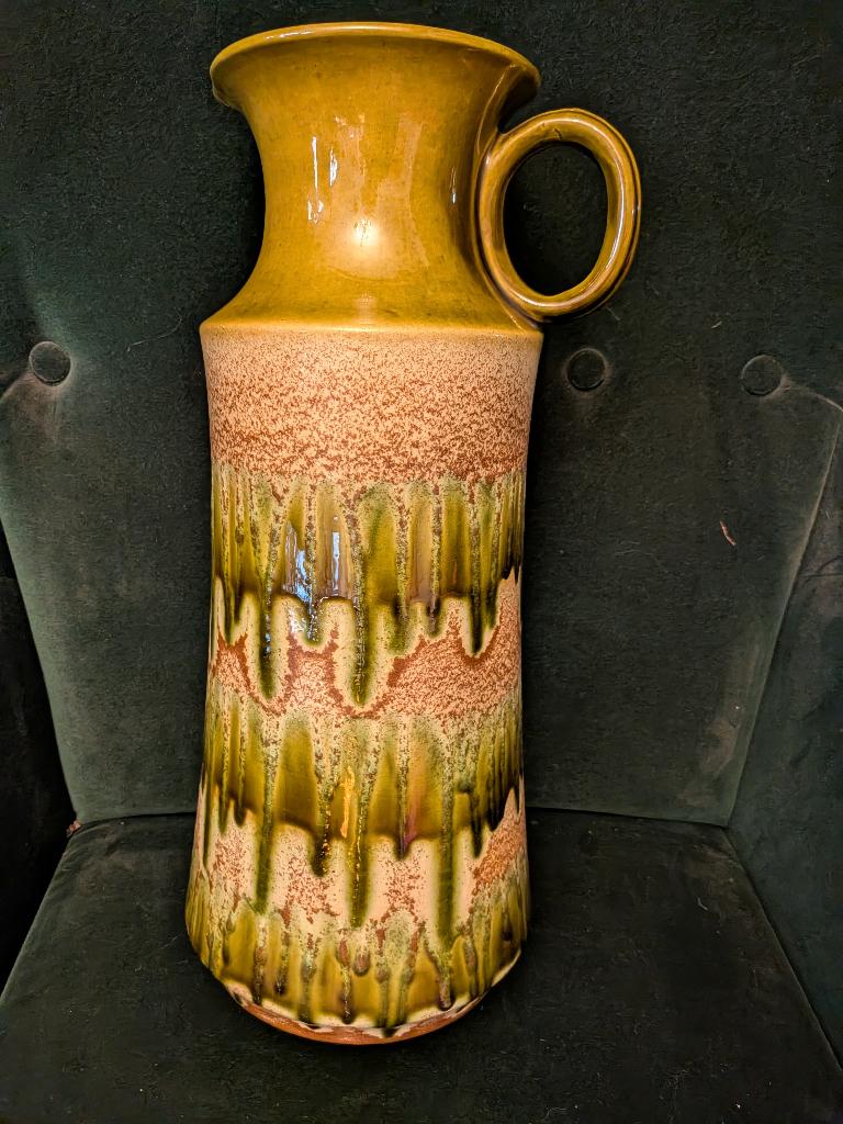 Vintage West-Germany "Fat Lava" keramische vaas, Scheurich, Antiek en Kunst, Ophalen of Verzenden