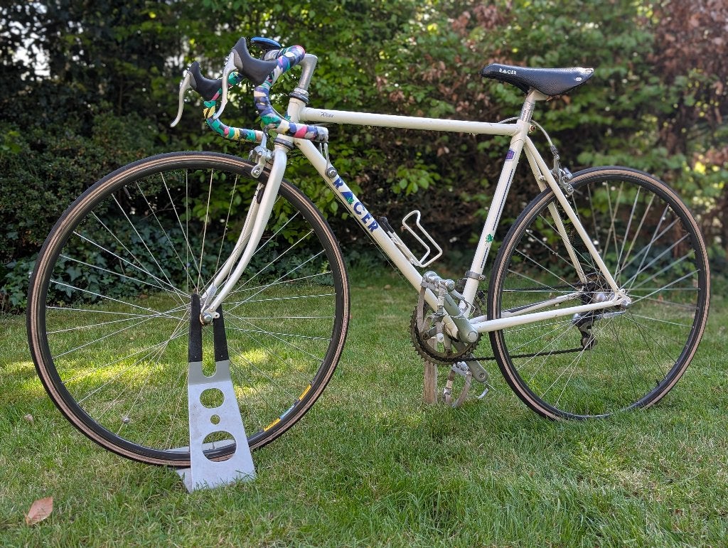 unieke vintage koersfiets, Fietsen en Brommers, Fietsen | Racefietsen, 28 inch, Gebruikt, Velgrem, 49 tot 53 cm
