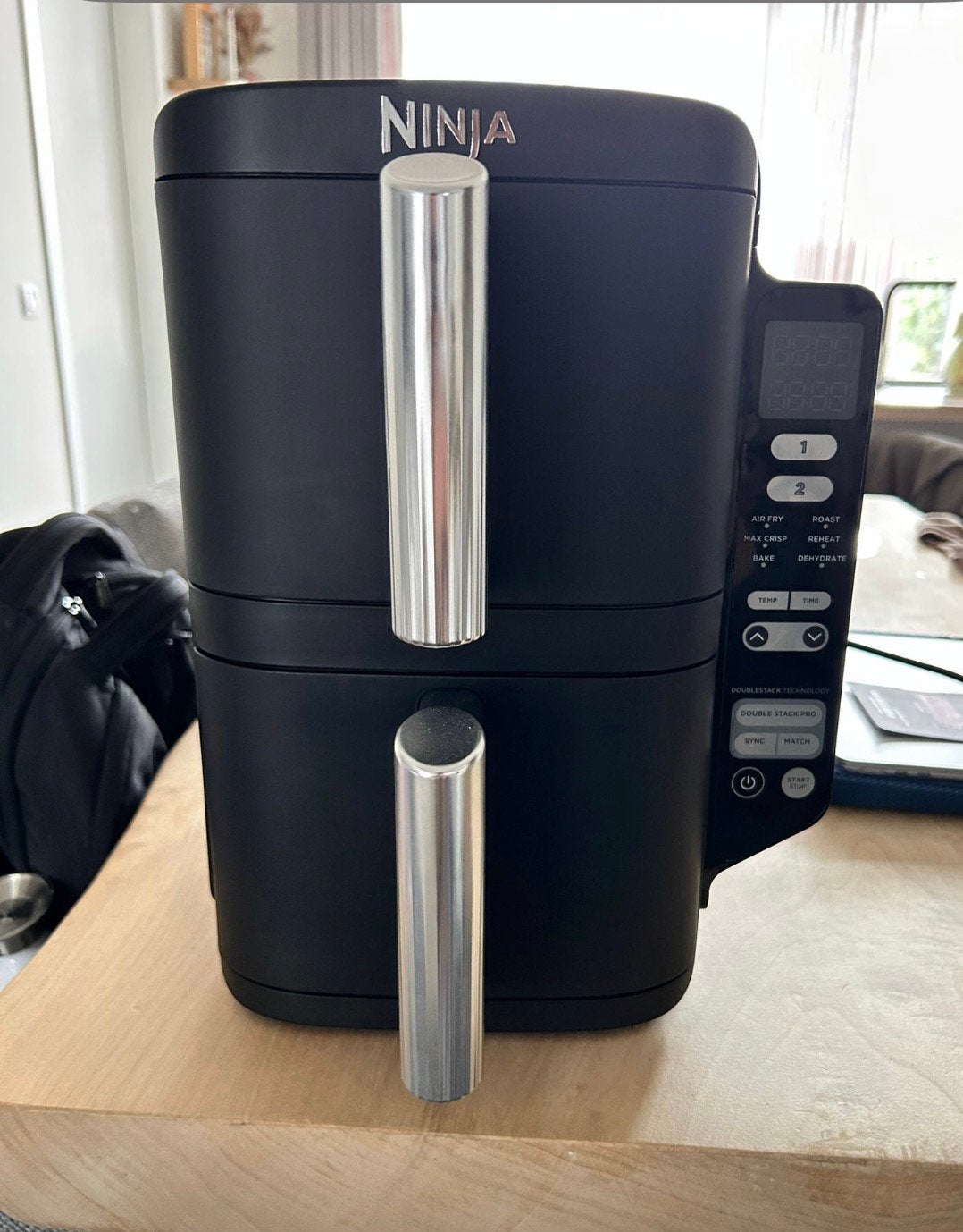 Airfryer Ninja( dubbele), Ophalen, Zo goed als nieuw, Airfryer