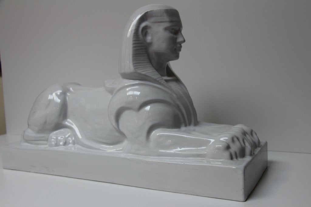 Art Deco Sphinx Petrus Regout, Antiek en Kunst, Ophalen