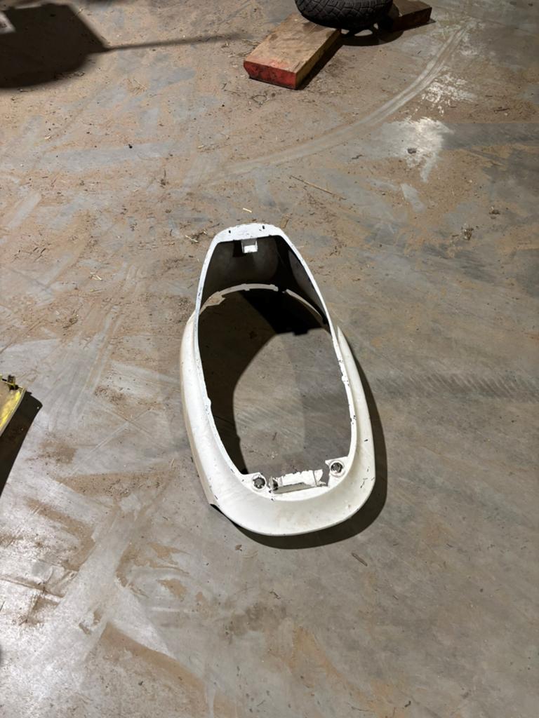 Zip type voor en achterkap, Ophalen, Piaggio