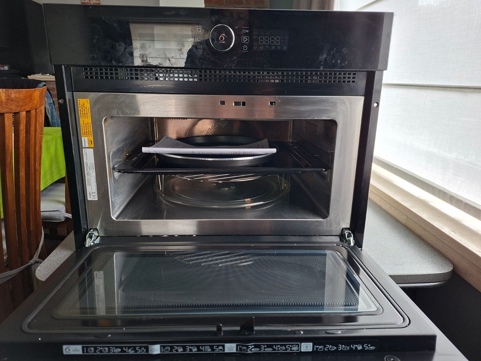 Inbouw combi-oven 6th sense, Elektronische apparatuur, Ovens, Ophalen, 45 tot 50 cm, Whirlpool, Combi-oven