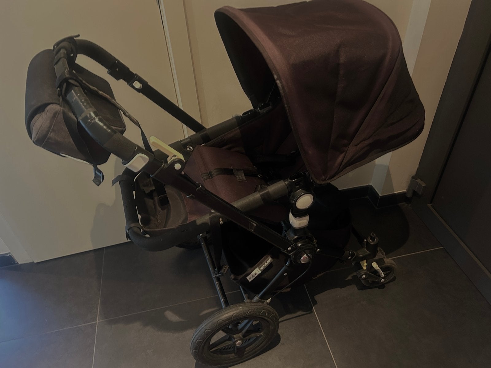 Kinderwagen buggy cameleon met adapters, Kinderen en Baby's, Gebruikt, Bugaboo, Verstelbare duwstang, Ophalen