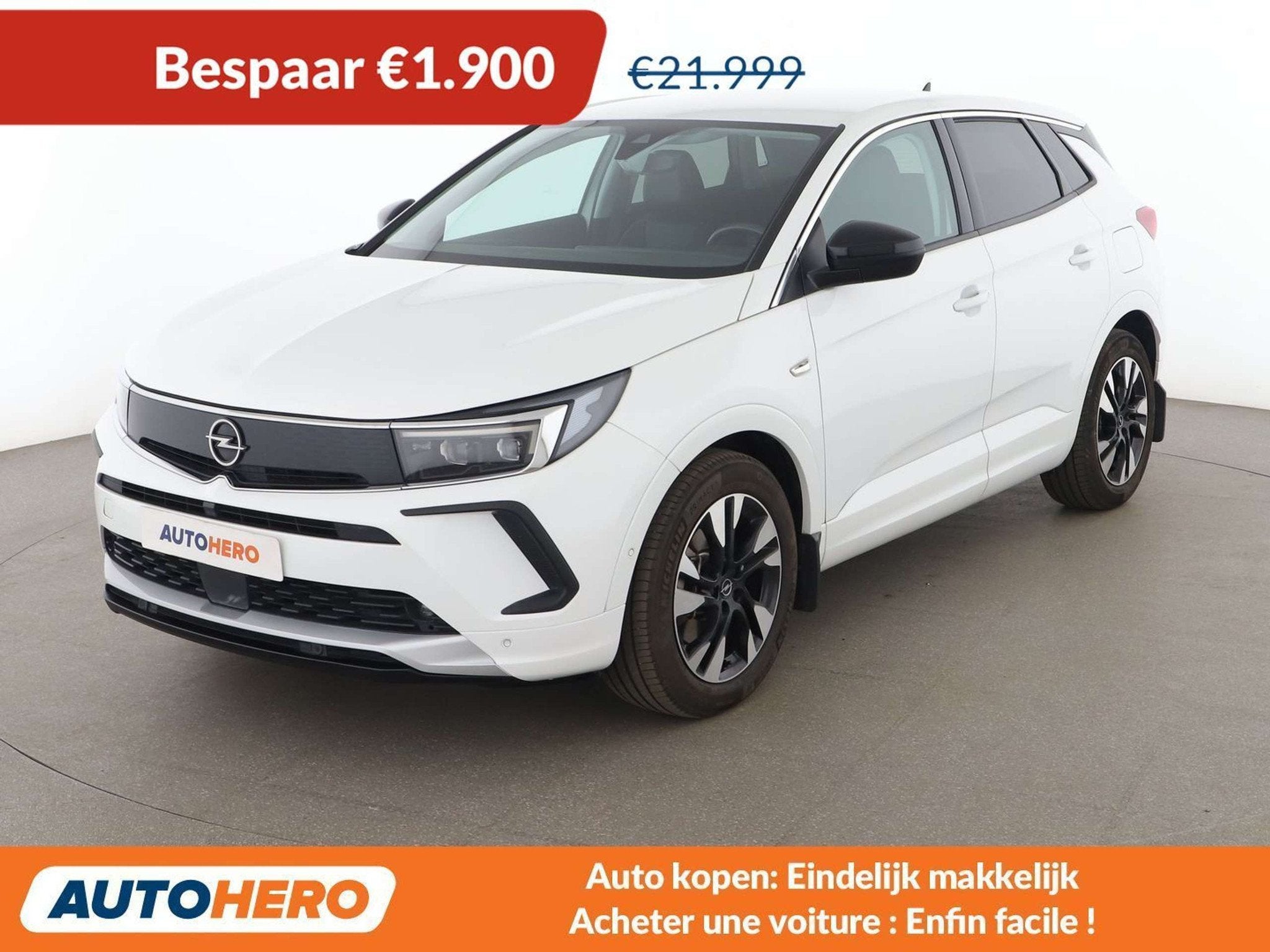 Opel Grandland 1.6 Plug-in Hybrid Business Elegance, Auto's, Opel, Euro 6, Wit, 1875 kg, 5 zetels