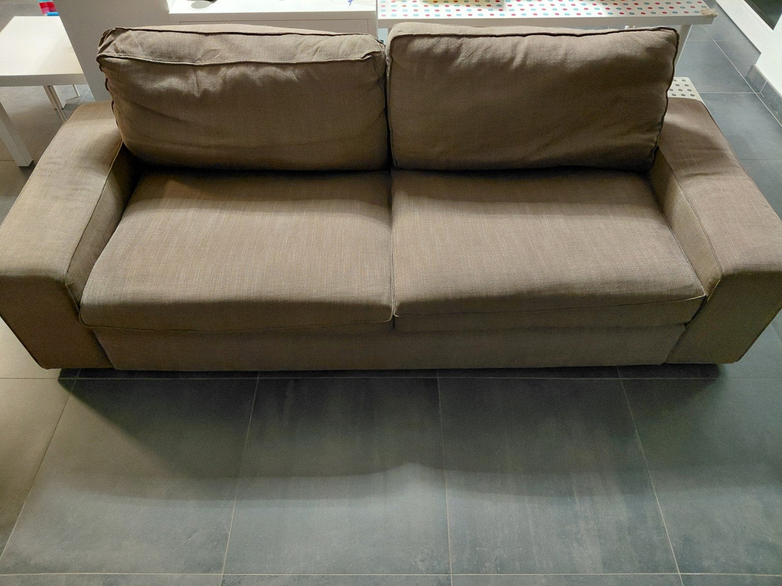 Mooie 2,5 À 3 zit van IKEA, Huis en Inrichting, Ophalen, Driepersoons, Rechte bank, Stof