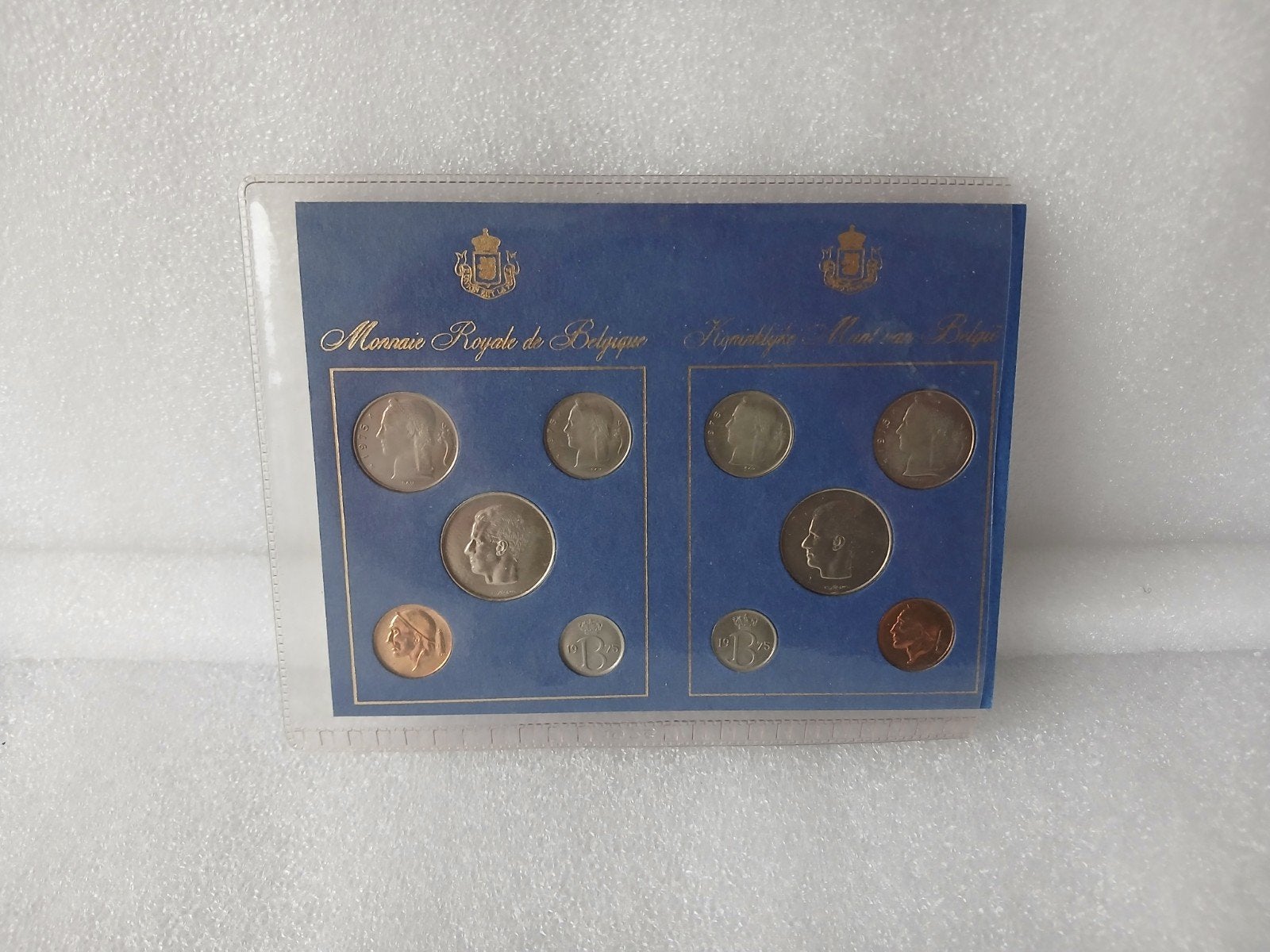 Belgische Jaarmuntenset 1975 - Koninklijke Munt, Enlèvement ou Envoi, Monnaie